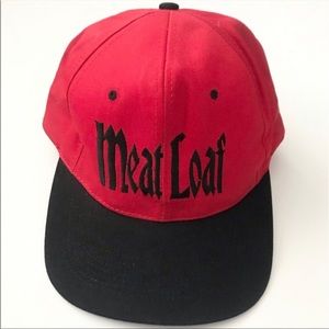 Meat Loaf Band Concert Red Baseball Hat